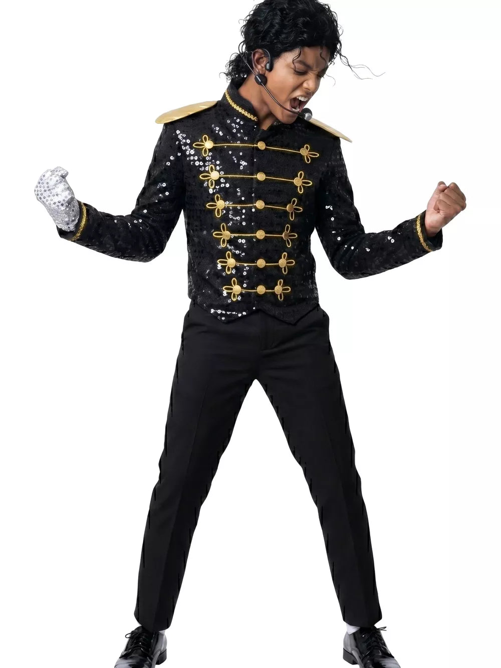 Kids sequin costume alternate view