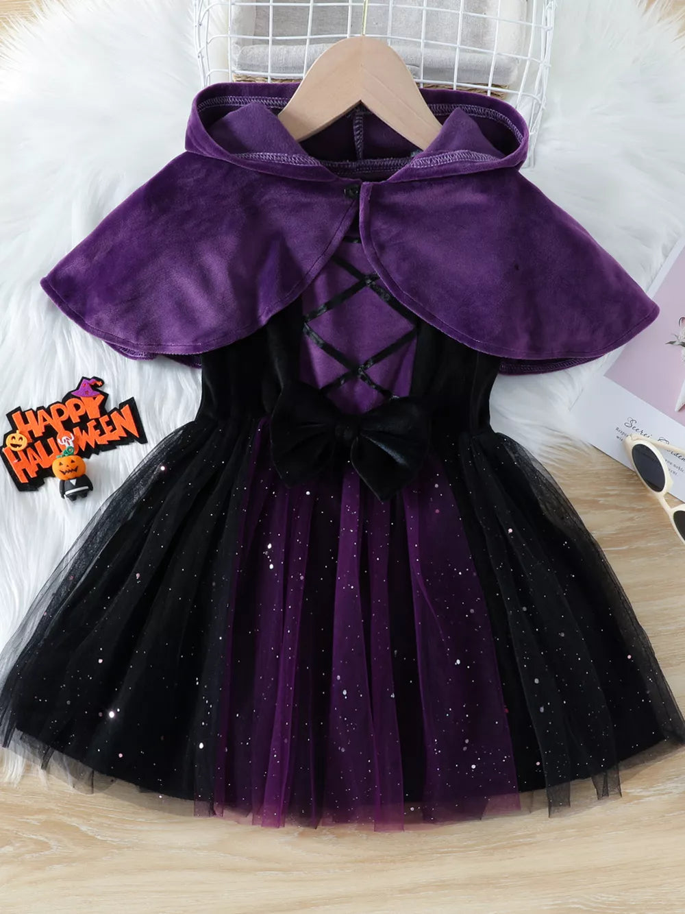 Kids witch costume alternate view