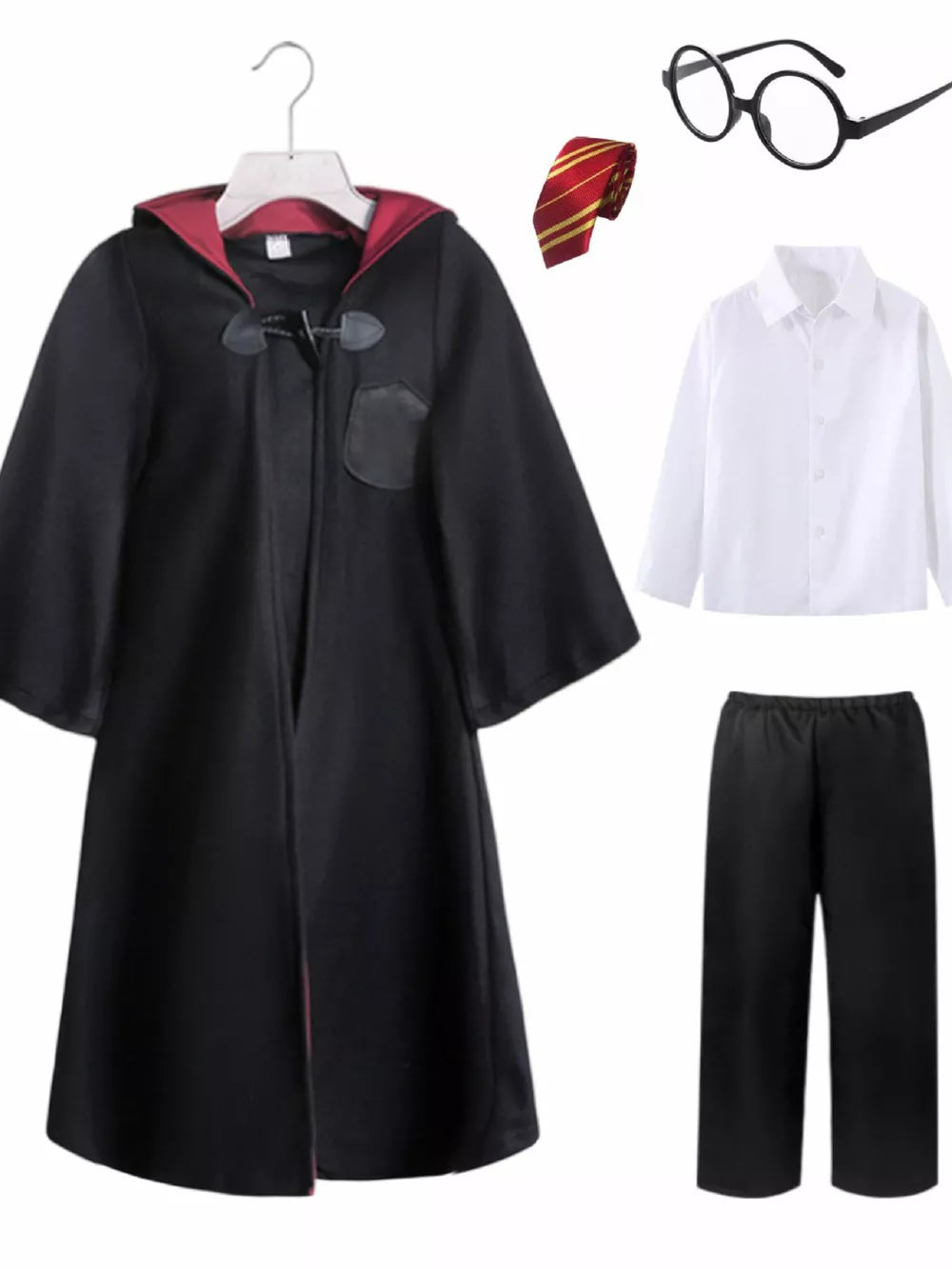 Kids wizard costume alternate view